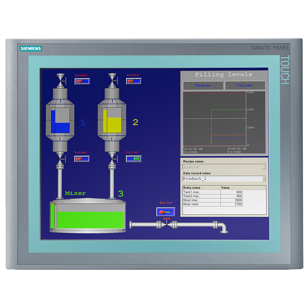 6AV6647-0AG11-3AX0 New Siemens SIMATIC HMI TP1500 Basic Color Panel